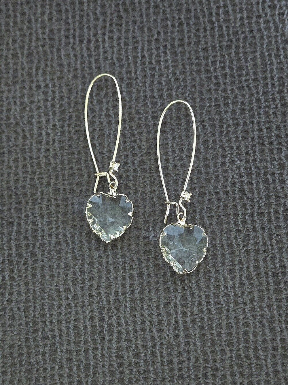 bella jack Crystal💎 Heart♥️ Drop Earrings